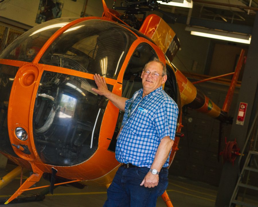 Rick Sylvester has been teaching the Burlington Technical Center aviation technology program for the last 27 years. He will be retiring this June. | Photo: Jake Bucci/Register