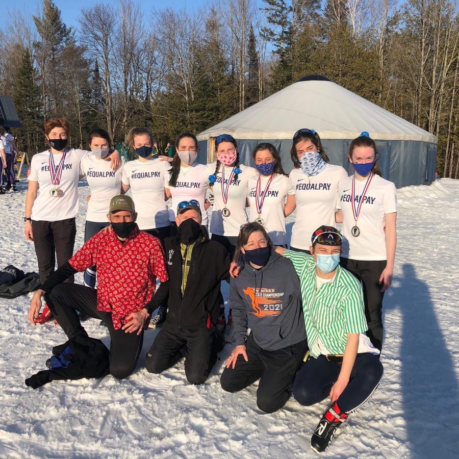 The BHS Girls Nordic States team and coaches. Photo Courtesy: Maeve Fairfax