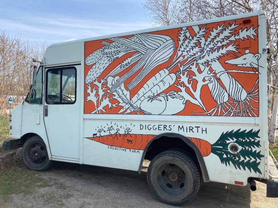 Diggers' Mirth's truck, parked at the farm. Photo: Anna Sanborn/Register
