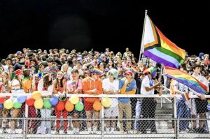 Students watch BHS homecoming drag ball. Photo Courtesy: Soni Laughlin