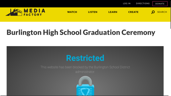 New web filter GoGuardian has blocked the school districts own live streams. 