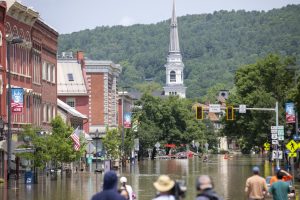 Flooding occurred across many parts of Vermont mid-July of 2023. 